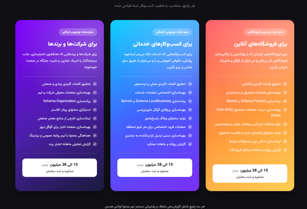 هزینه سئو وردپرس 