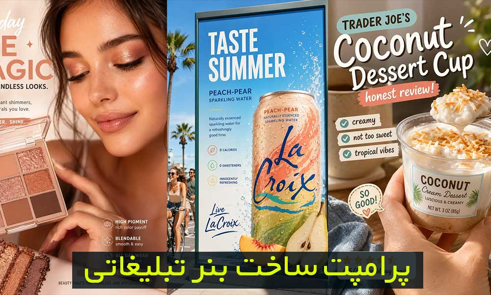 پرامپت ساخت بنر تبلیغاتی